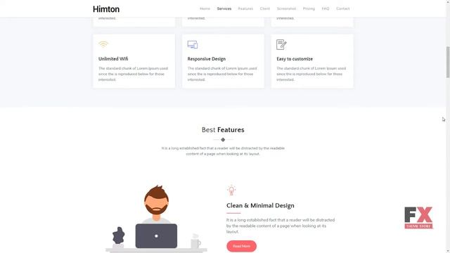 Himton - Responsive Bootstrap 4 Landing Page Template Merle Ci смотреть онлайн