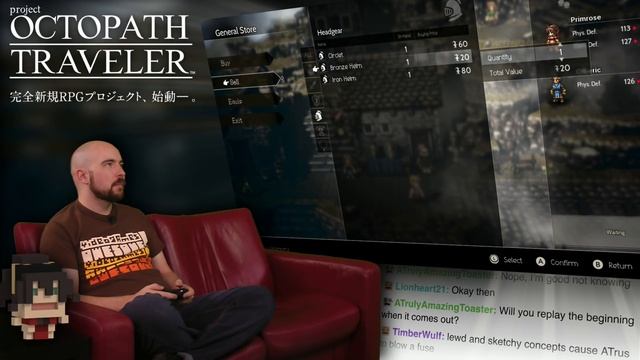 Project Octopath Traveller AWESOME! Primrose and Olbric Demo смотреть онлайн