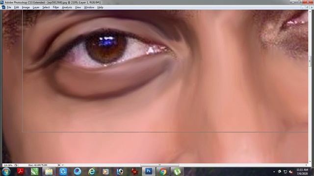 Digital Oil Painting #kANIARTS #photoshop CS3 смотреть онлайн
