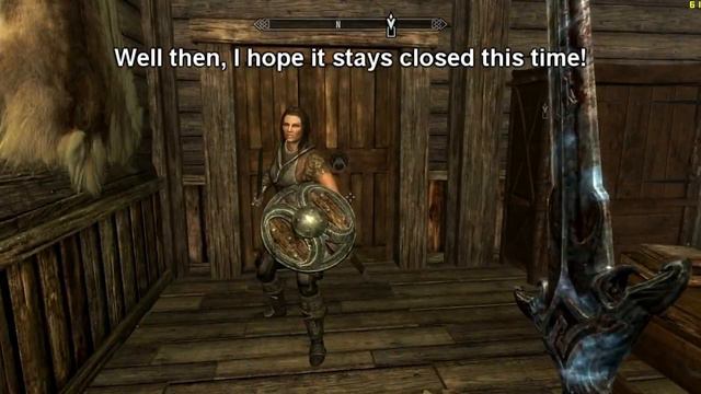 Skyrim - I'll save you from the evil dragon, kids! смотреть онлайн
