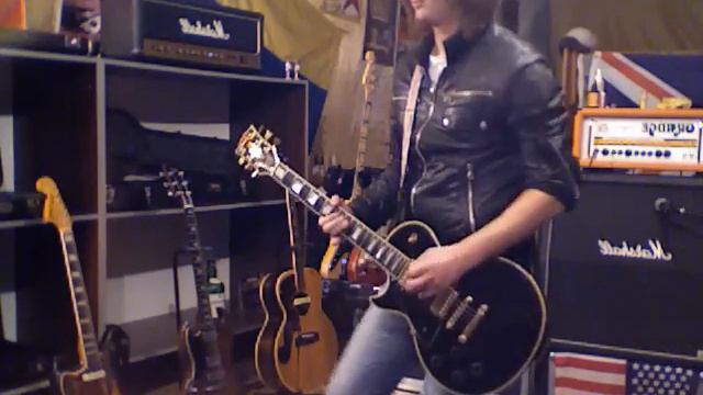 1979 Gibson Les Paul Custom ORANGE ROCKERVERB 100 смотреть онлайн