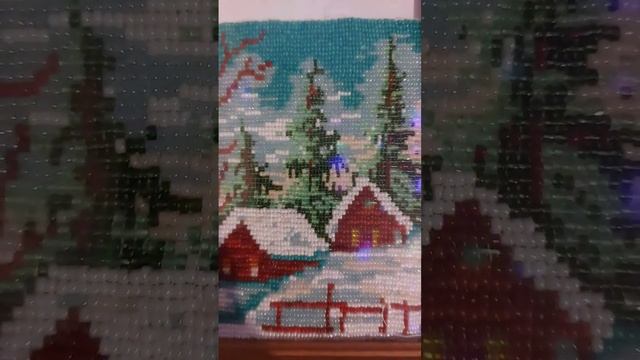 Моя первая картина из бисера. #бисер #картины_из_бисера смотреть онлайн