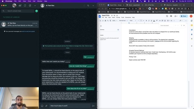 One-Click AI Chatbots from Your Google Docs | AI Text Box Chat Bot Demo смотреть онлайн