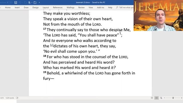 Jeremiah 23 The Branch of Righteousness; False Prophets and Empty Oracles смотреть онлайн