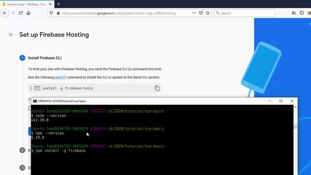 Belajar Vue.js - #76 Firebase Hosting смотреть онлайн