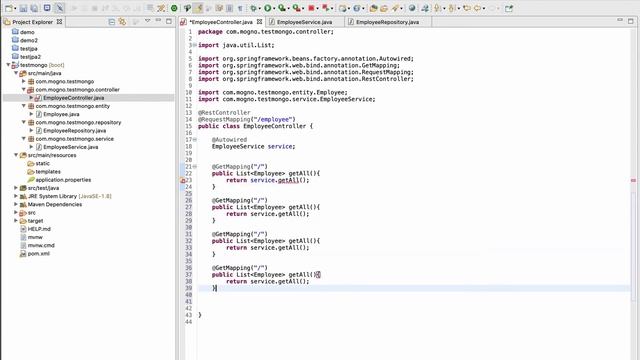 Spring Boot | Tutorial 22 : MongoClient and Embedded Mongo Part 2 смотреть онлайн
