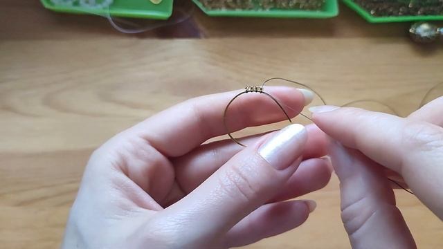 Серьги Далила бисер и жемчуг Мастер-класс Часть1/Delilah earrings beads & pearls Master class Part1 смотреть онлайн