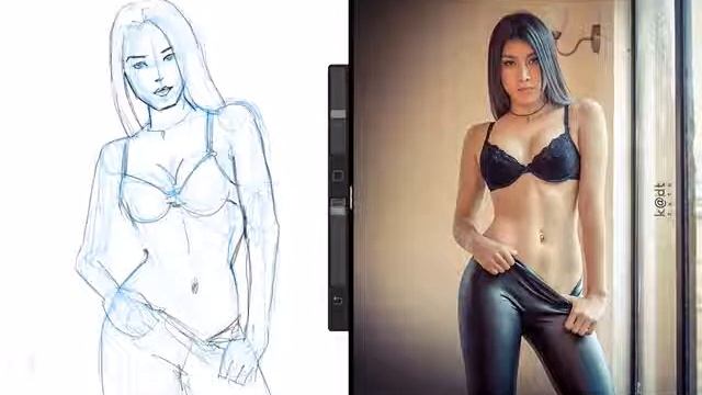 Dibujando una foto con el iPad Pro usando dos pantallas. смотреть онлайн