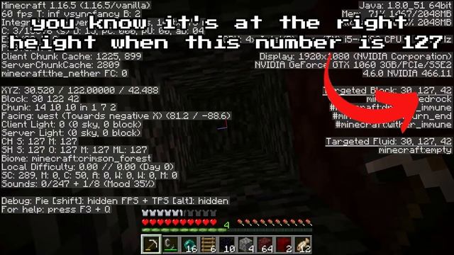 How to get onto the nether roof in minecraft java 1.16 смотреть онлайн