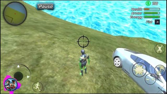 Rope Frog Ninja hero Vegas city secret tricks смотреть онлайн