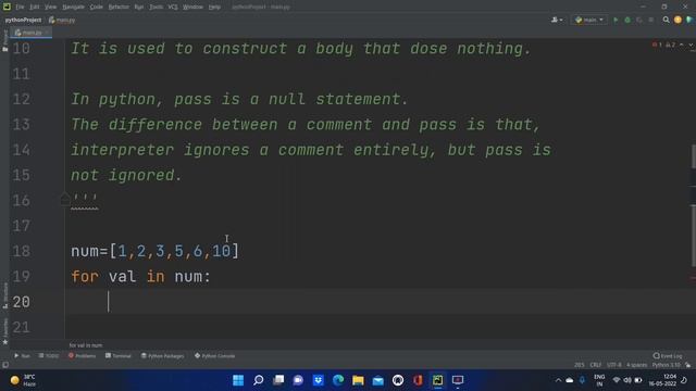 WHAT IS #PASS STATEMENT IN #PYTHON || HOW TO USED PASS STATEMENT IN PYTHON || PYTHON FOR BEGINNERS. смотреть онлайн