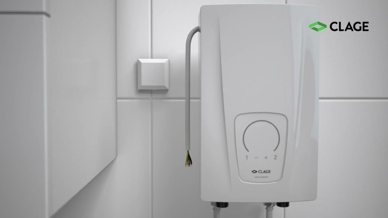 Проточный водонагреватель Clage CEX 11/13, мощность 11-13.5 кВт, трехфазный, с нижним подключением