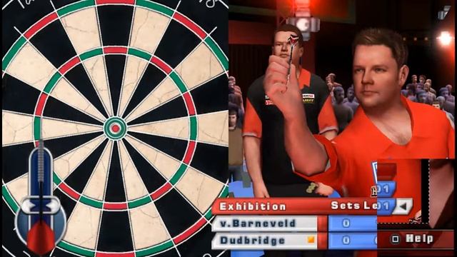 PDC World ChampionShip Darts 2008 gameplay on PSP смотреть онлайн