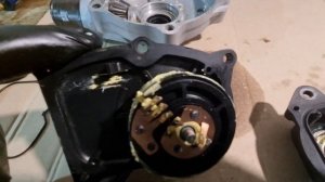 Yamaha Grizzly 700 проблема с передним редуктором и обслуживание 1 Часть