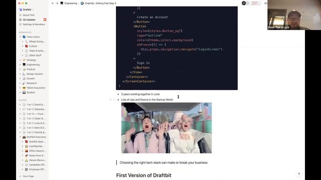 Global React Meetup featuring Shawn Wang & Peter Piekarczyk смотреть онлайн