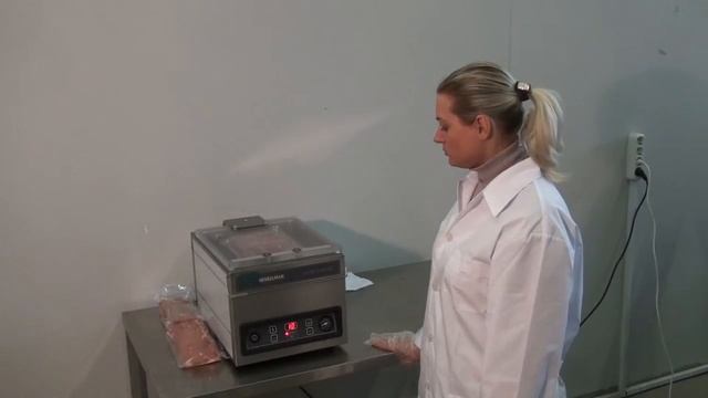 Вакуумный упаковщик Mini Jumbo упаковка мяса смотреть онлайн