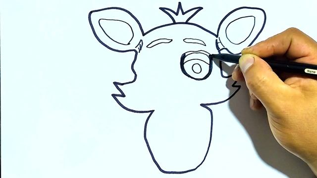 How to Draw Foxy from Five Nights at Freddy's easy - Drawing Step by Step смотреть онлайн