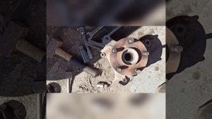 Замена передних ступичных подшипников Forester Sf5