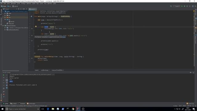 [Kotlin] 14 - Async / Await смотреть онлайн