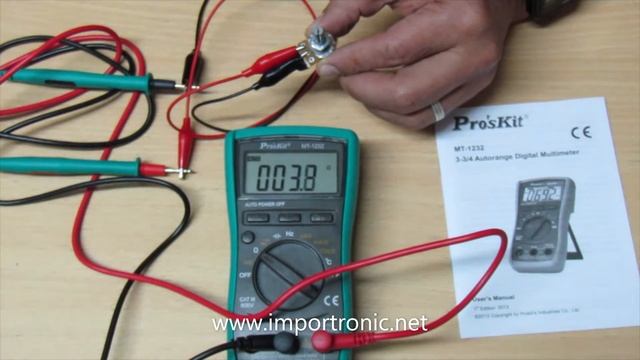 Multímetro PROSKIT MT 1232 Tutorial смотреть онлайн
