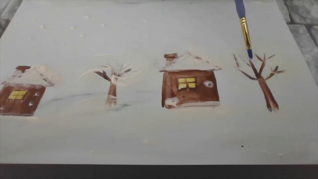 Как нарисовать снегопад с малышами 2-3 лет смотреть онлайн