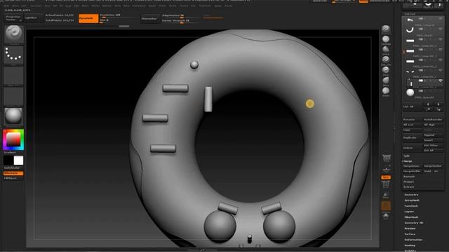 Уроки по 3D-моделированию в ZBrush. Создаем крутую игровую модельку. Часть 3 смотреть онлайн