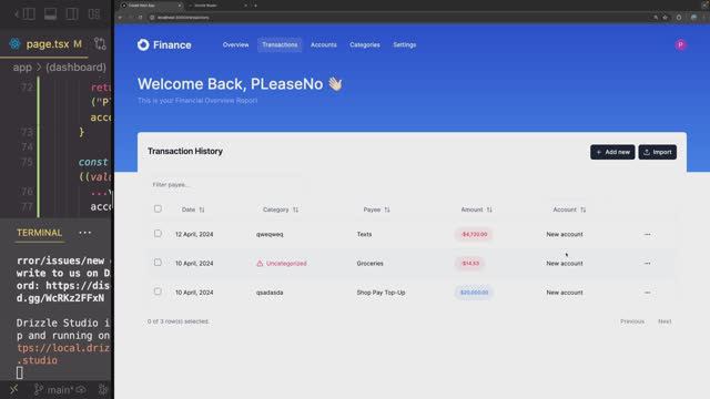 Build a Finance SaaS Platform With Nextjs, React, Honojs with CSV Upload (2024)💥Part3 смотреть онлайн