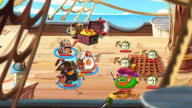 Angry Birds Epic (Android) Часть 5 морское путешествие птиц смотреть онлайн