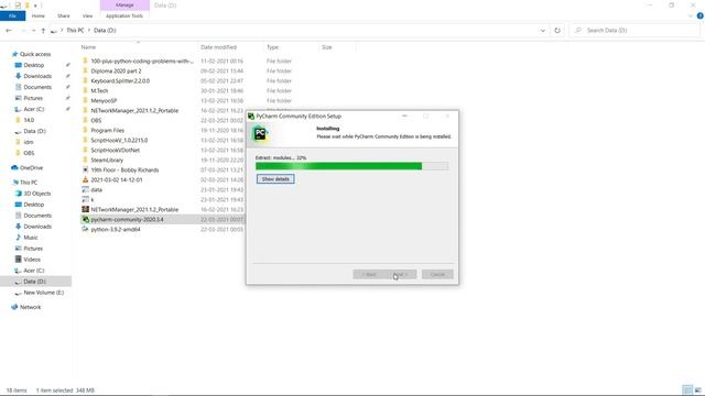 How to Install Python 3.9.2 and Pycharm on Windows 10 смотреть онлайн