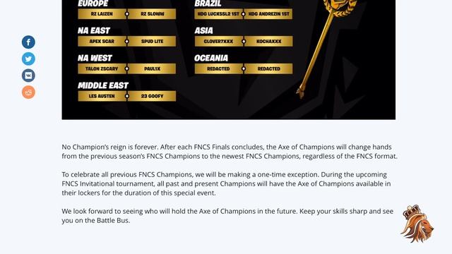 How To UNLOCK The Axe Of Champions Pickaxe In Fortnite! (FNCS Axe Of Champions Pickaxe) Free Reward смотреть онлайн