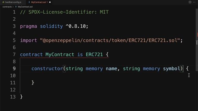 NFT with Hardhat | OpenZeppelin ERC721 Tutorial смотреть онлайн