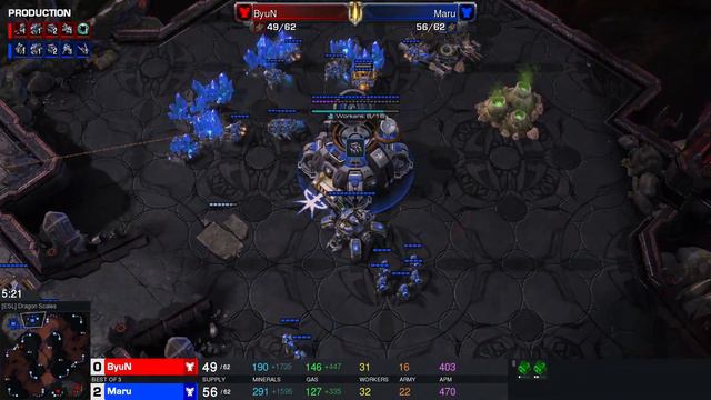 Starcraft II IEM Katowice 2023 Feb9 ByuN(T) v Maru(T) Game 2 MAPS - [ESL] Dragon Scales смотреть онлайн