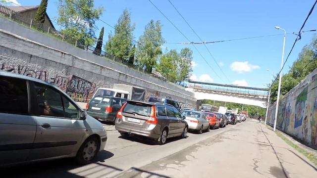 Калининград Königsberg Улица Киевская от Трамвайного депо до Управления железной дороги смотреть онлайн