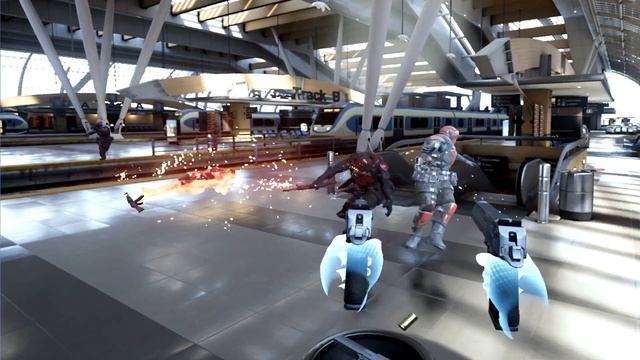 Bullet Train VR Demo by Epic Games on Oculus | Unreal Engine смотреть онлайн
