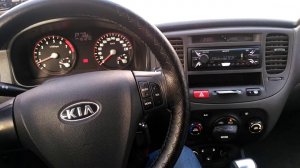 KIA Rio 2(JB)  установка кнопок управления магнитолой!