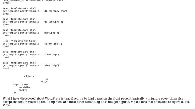 Wordpress: get_template_part returns NULL смотреть онлайн