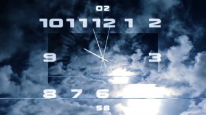 Приложение "Часы Первого канала" для Android. Часы 09:53-10:00 Первого канала.