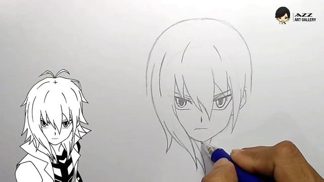 How to draw Shu Kurenai from Beyblade Burst смотреть онлайн