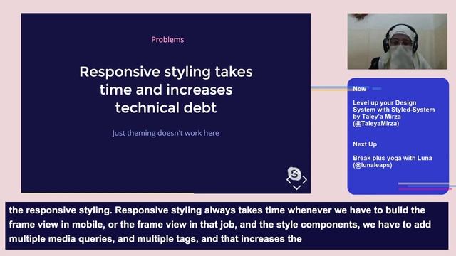 Taley'a Mirza—Level up your Design System with styled-system—Women of React 2020 смотреть онлайн