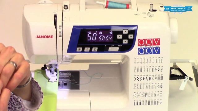 One Step Buttonhole Tutorial Using a Janome Computerized Sewing Machines - Montavilla Sewing смотреть онлайн