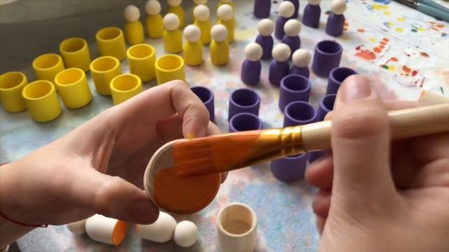 Как и чем покрасить деревянные игрушки? Безопасные краски для детских игрушек. смотреть онлайн