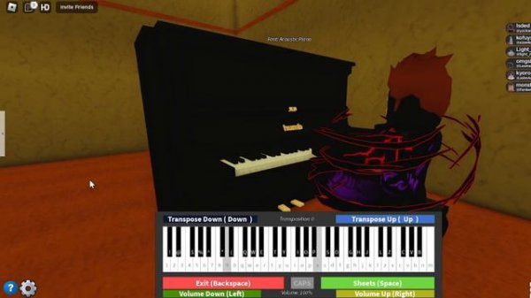 Je Te Laisserai Des Mots - Patrick Watson | Roblox Virtual Piano (sheets in desc)