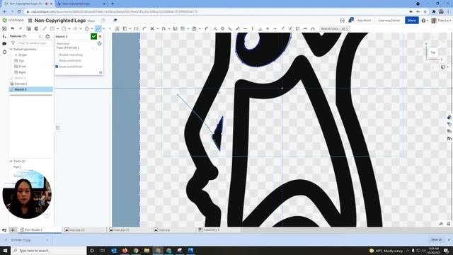 How to turn a 2D Picture into 3D in CAD | Onshape смотреть онлайн