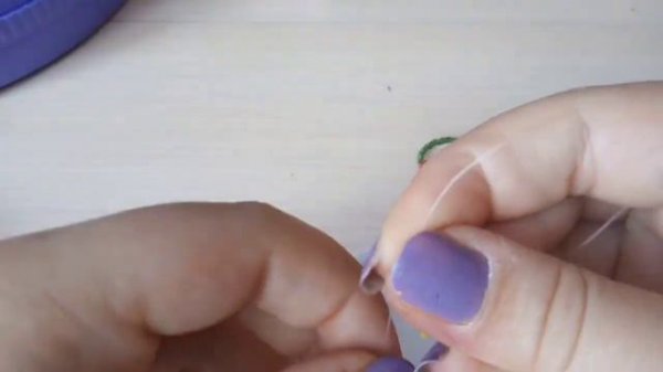 тутор на кольцо из бисера с цветочком ❤️🦇🌼. 31марта 2022 год.