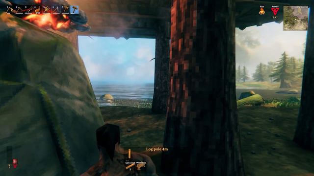 Valheim : The Buildthrough : Ep15 Simple Treehouse With Farm Beneath смотреть онлайн