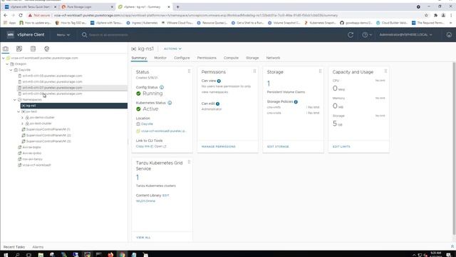 Create a VMware Tanzu Guest Cluster on FlashArray смотреть онлайн