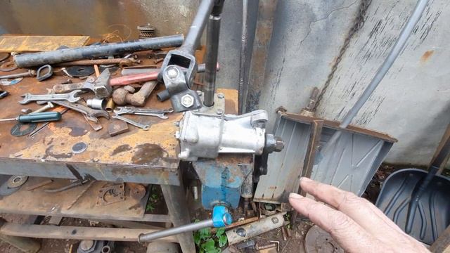 Рулевой редуктор от ВАЗа на китайский мото- трактор. смотреть онлайн