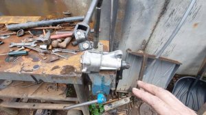 Рулевой редуктор от ВАЗа на китайский мото- трактор.