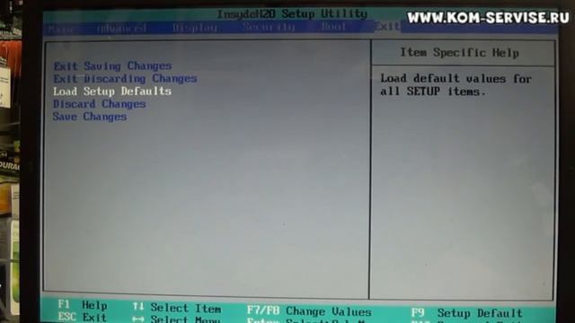 Как самому сбросить биос до заводских настроек у ноутбуков Toshiba смотреть онлайн