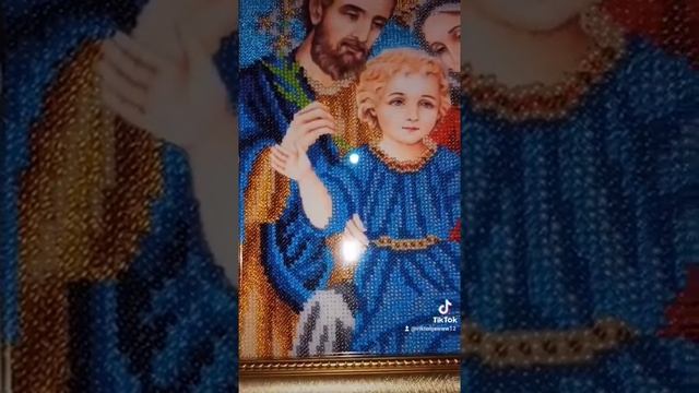 икона вышита чешским бисером ( вышивка картин на заказ) смотреть онлайн